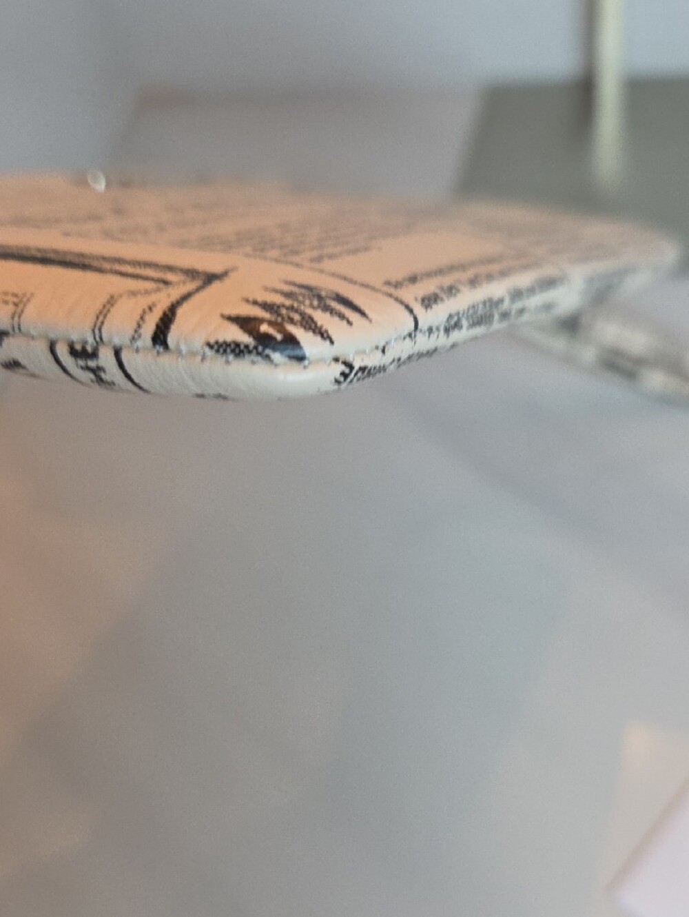 Coach Newspaper-Print Wristlet in Cream and Black - Picture 9 of 9